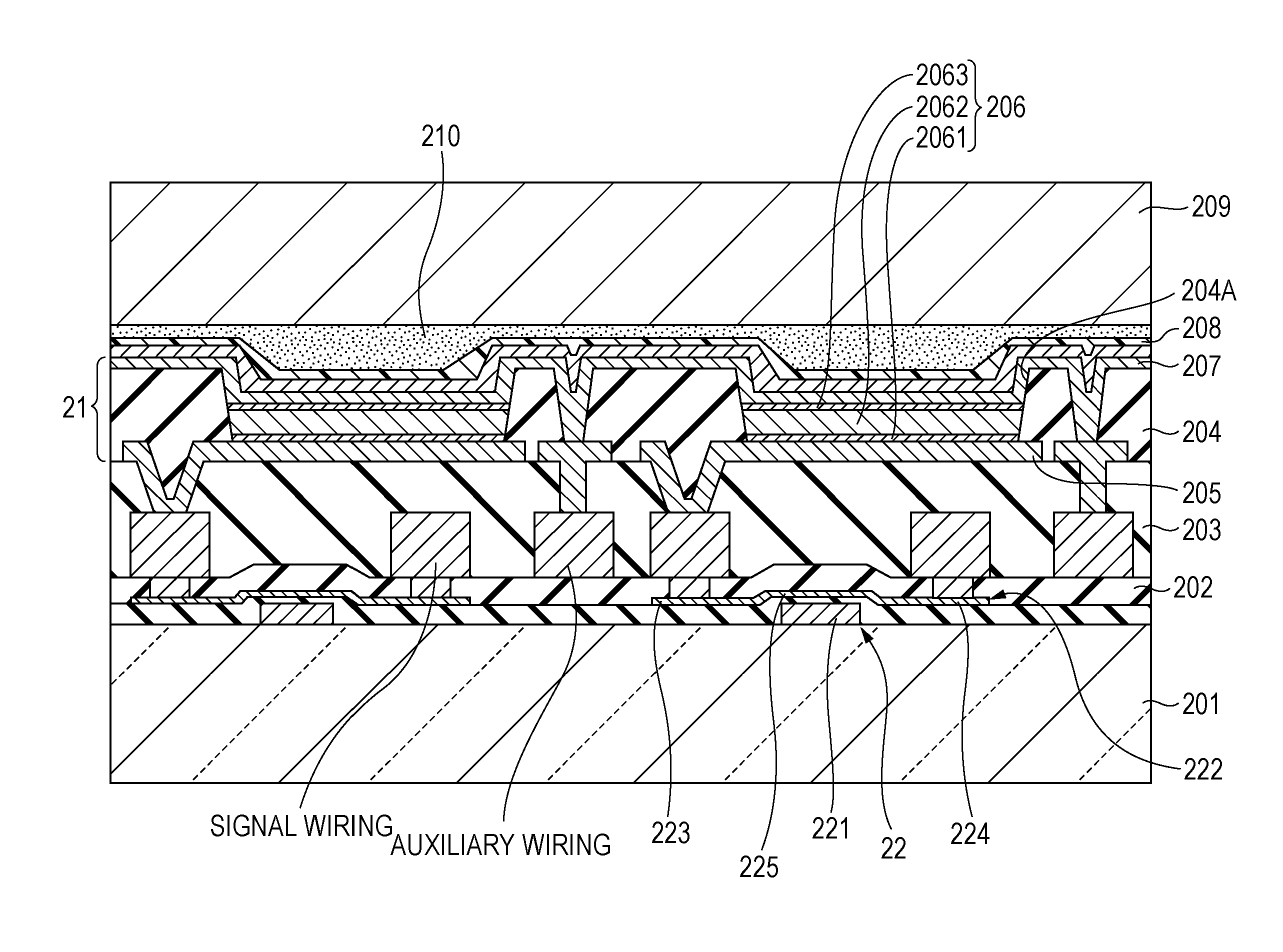 Display apparatus, method of manufacturing display apparatus, and electronic apparatus