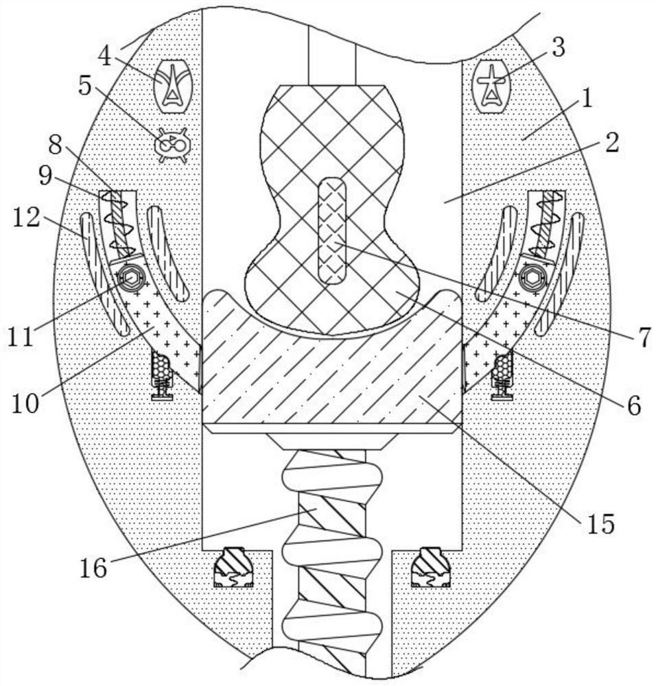 Grinding equipment used for grinding Chinese herbs and capable of preventing grinding wall from adhering to materials