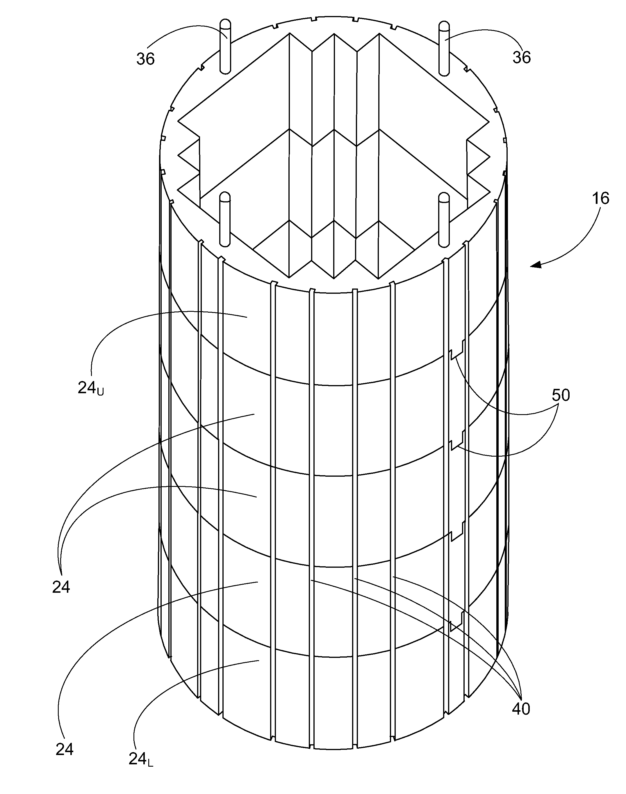 Radial Neutron Reflector