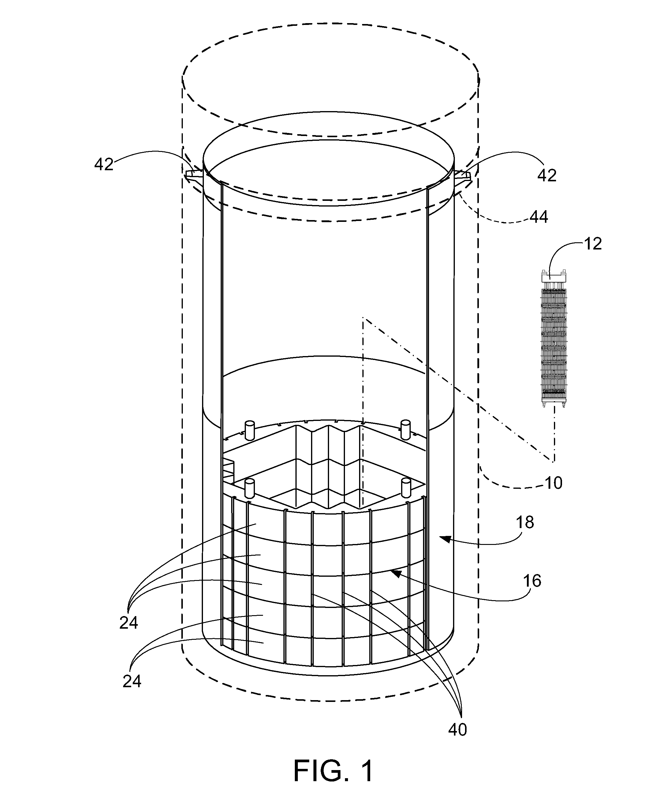 Radial Neutron Reflector