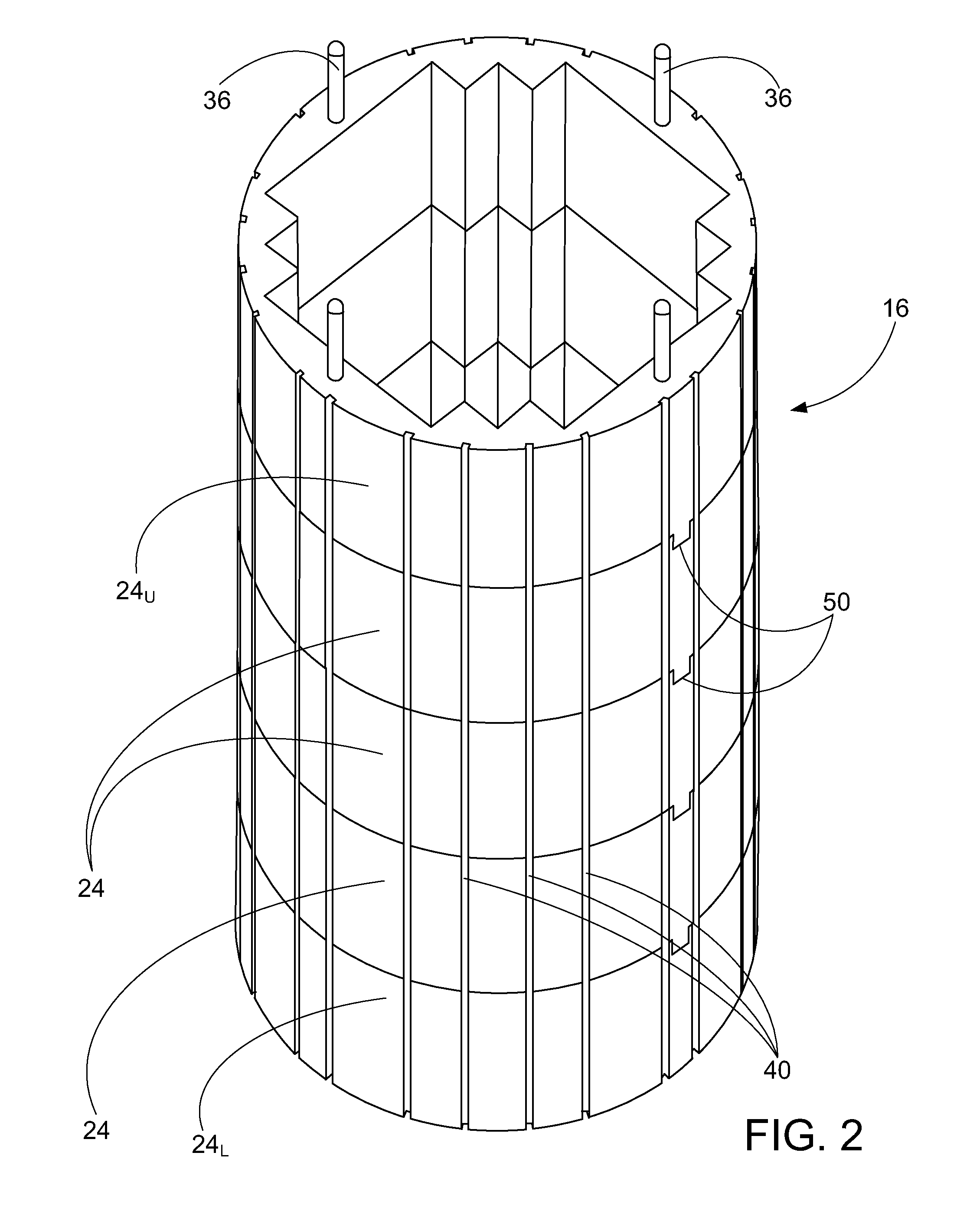 Radial Neutron Reflector