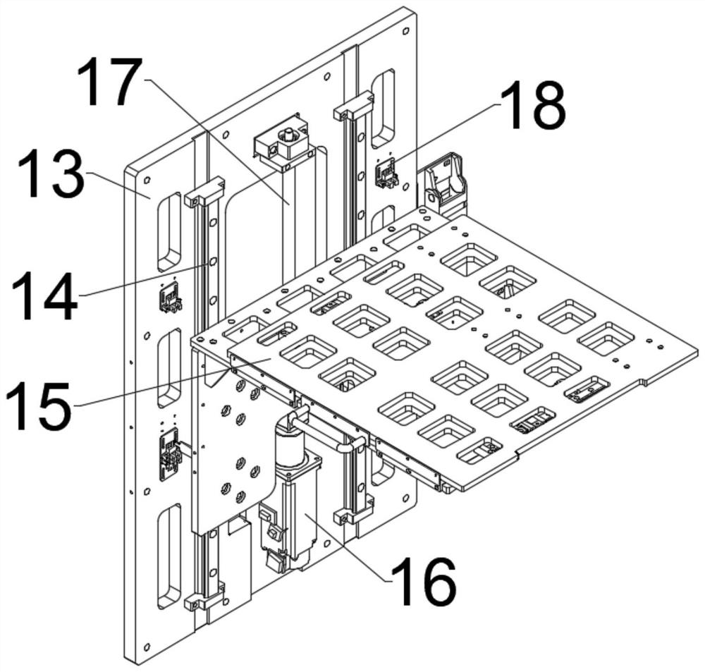 Automatic tray feeding and discharging device