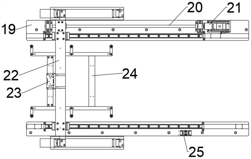 Automatic tray feeding and discharging device