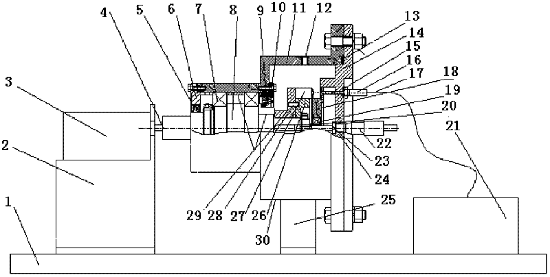 Closed type displacement sensor calibrating device