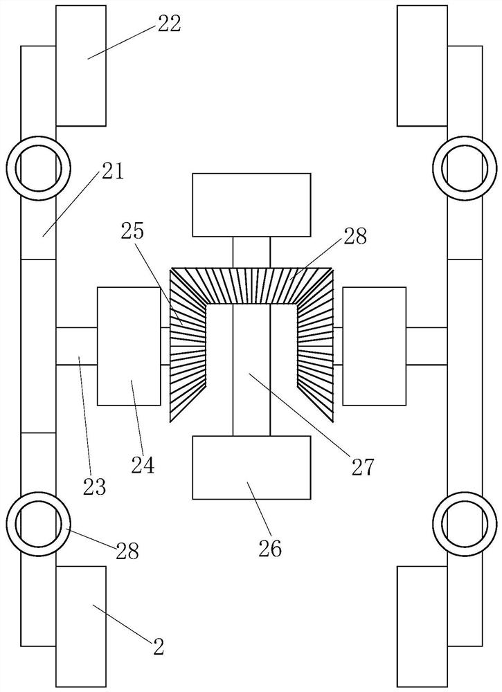 Hardware fitting placing frame