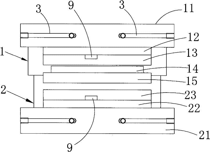 High speed stamping die with cooling structure