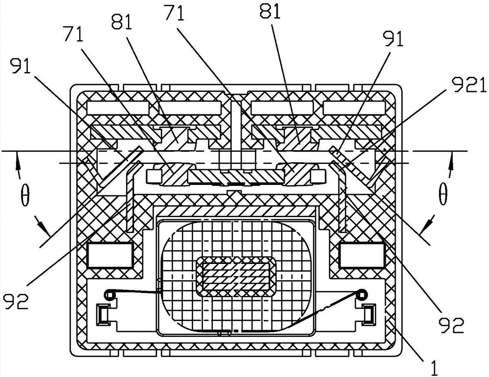 Electromagnetic relay for high-voltage-withstanding and heavy-current load