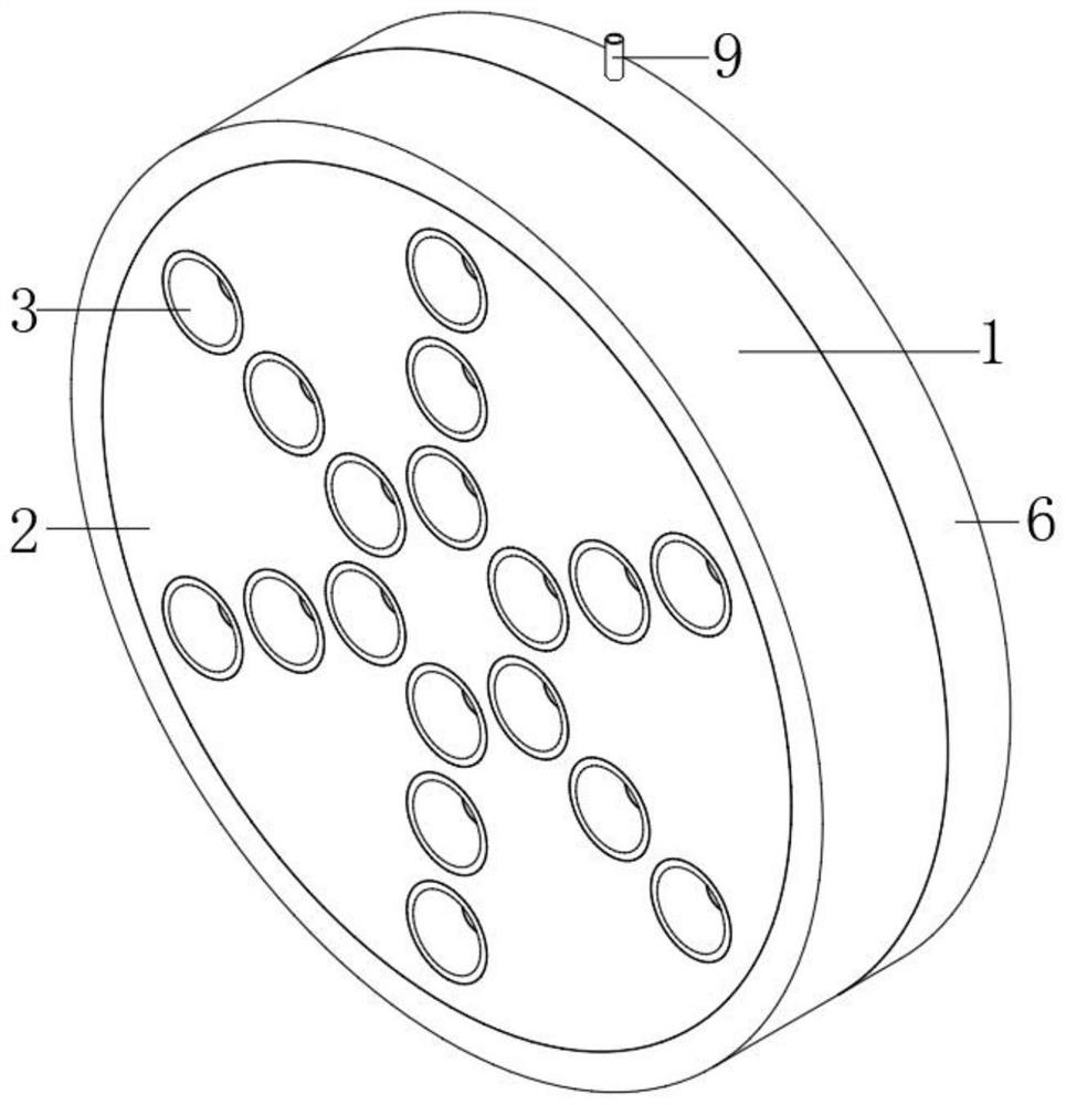 Heating forming plate of organic fertilizer granulator