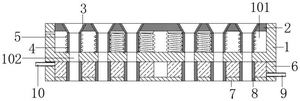 Heating forming plate of organic fertilizer granulator