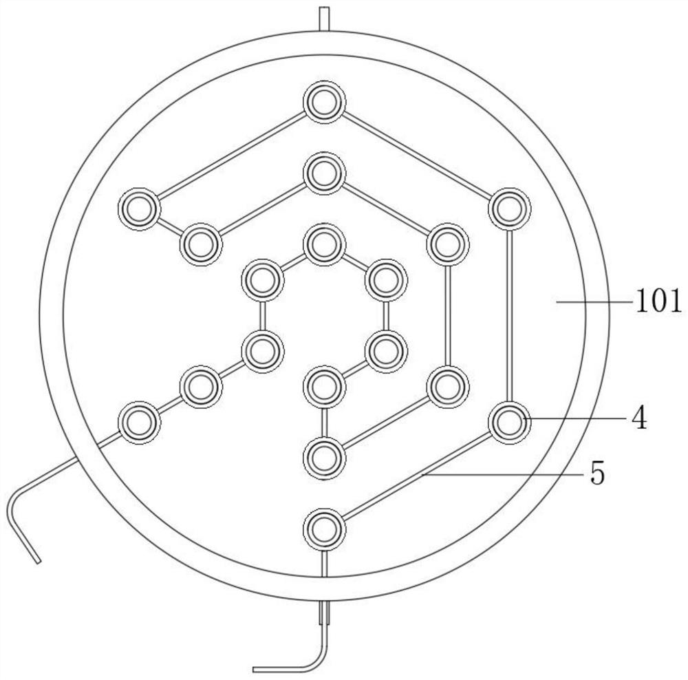 Heating forming plate of organic fertilizer granulator