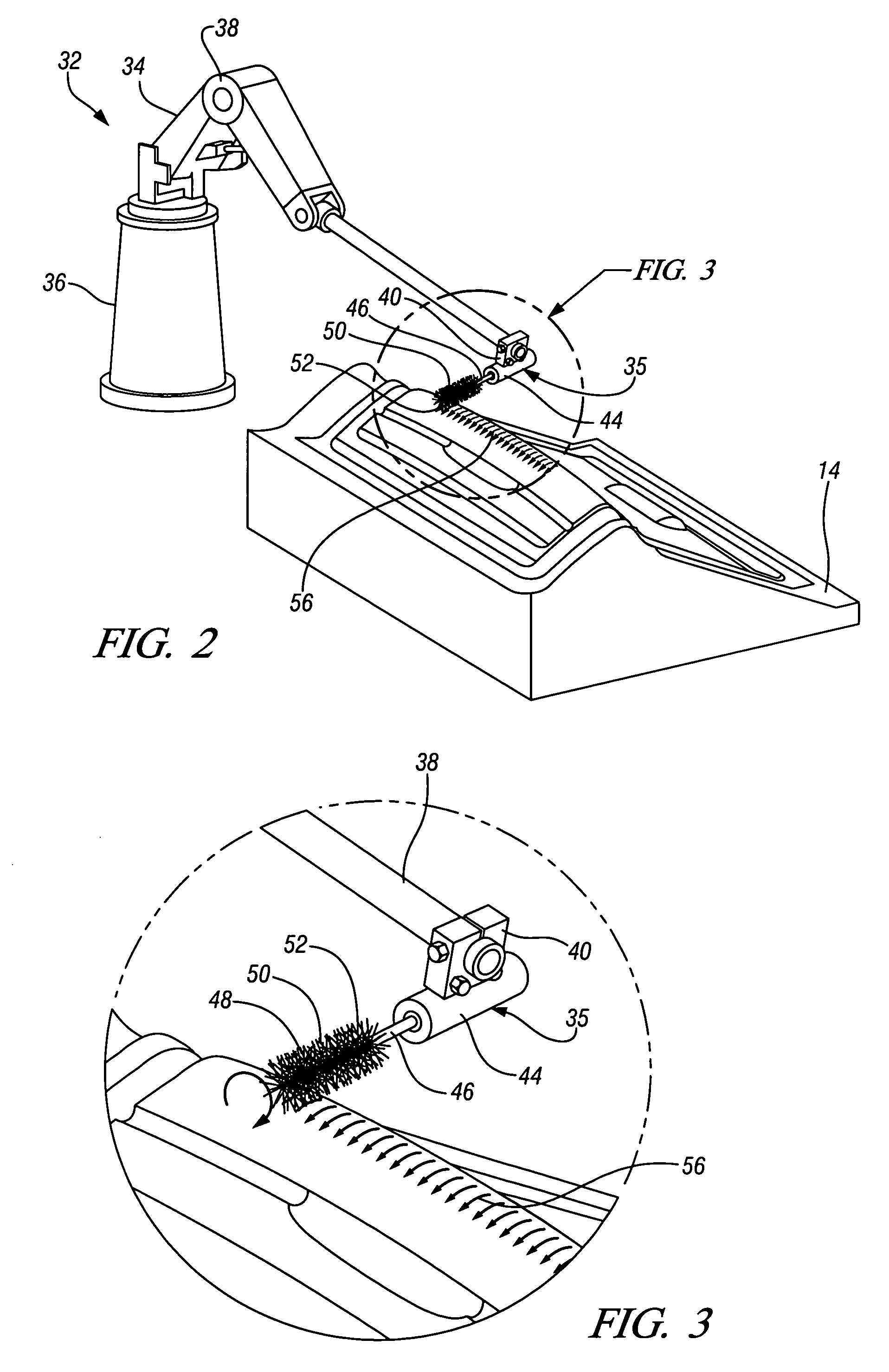 Hot die cleaning system for quick plastic forming cell