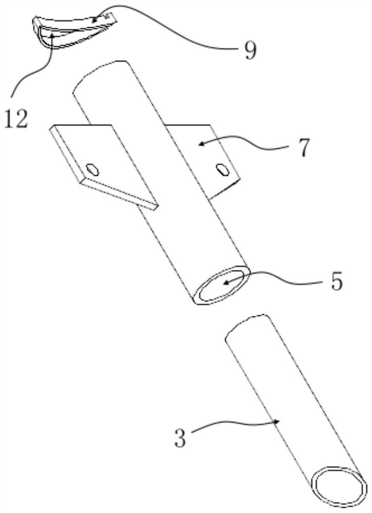 Split type aqueous humor drainage device