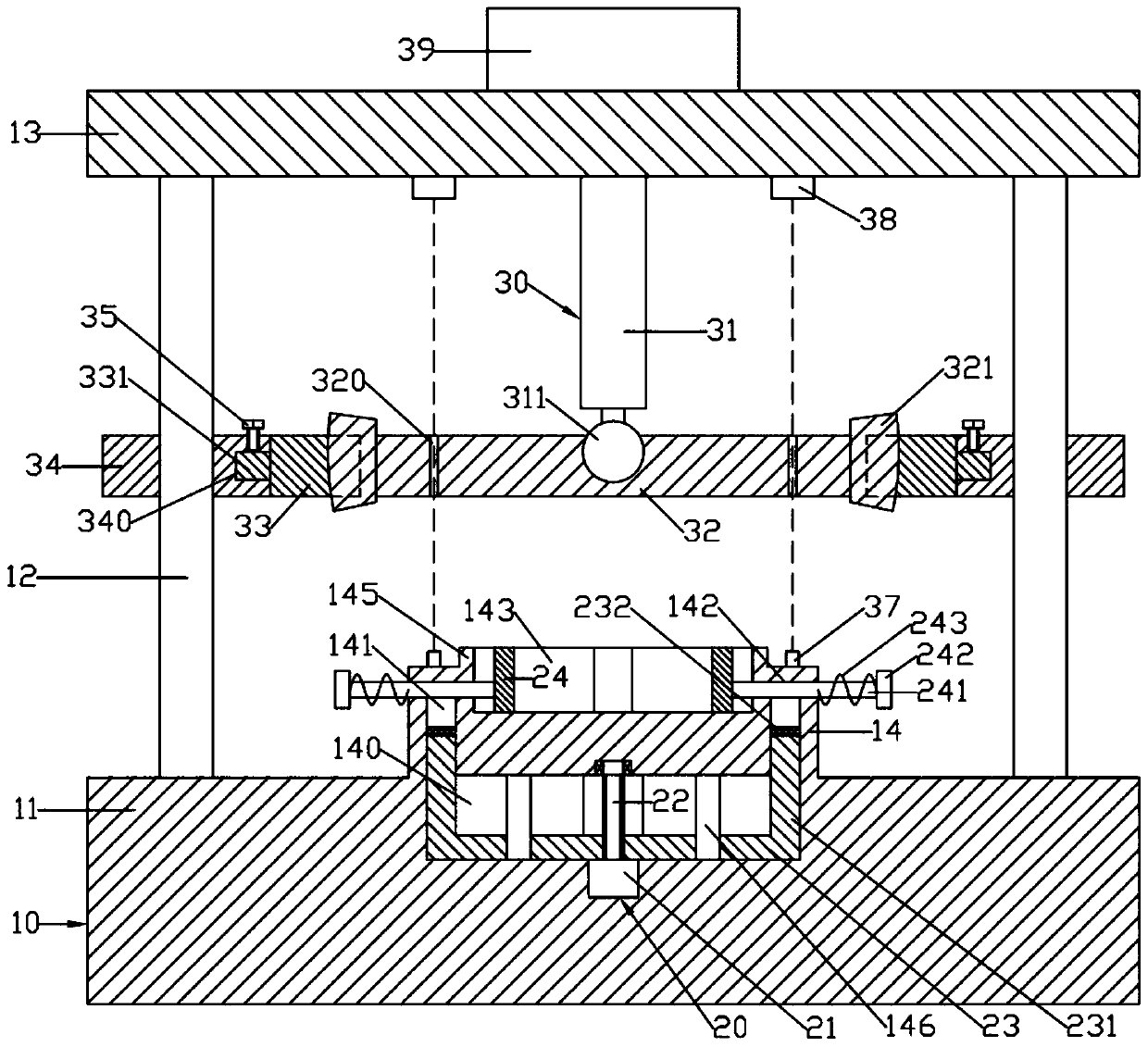 Press machine for bearing installation