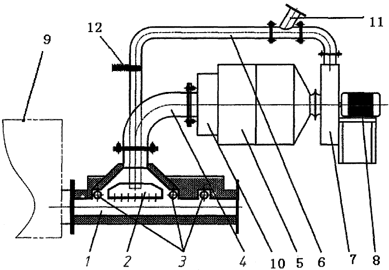 Direct gas quenching unit for mesh-belt continuous brazing furnace