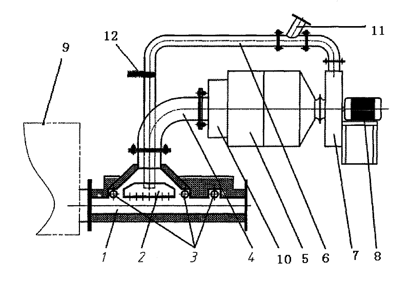 Direct gas quenching unit for mesh-belt continuous brazing furnace