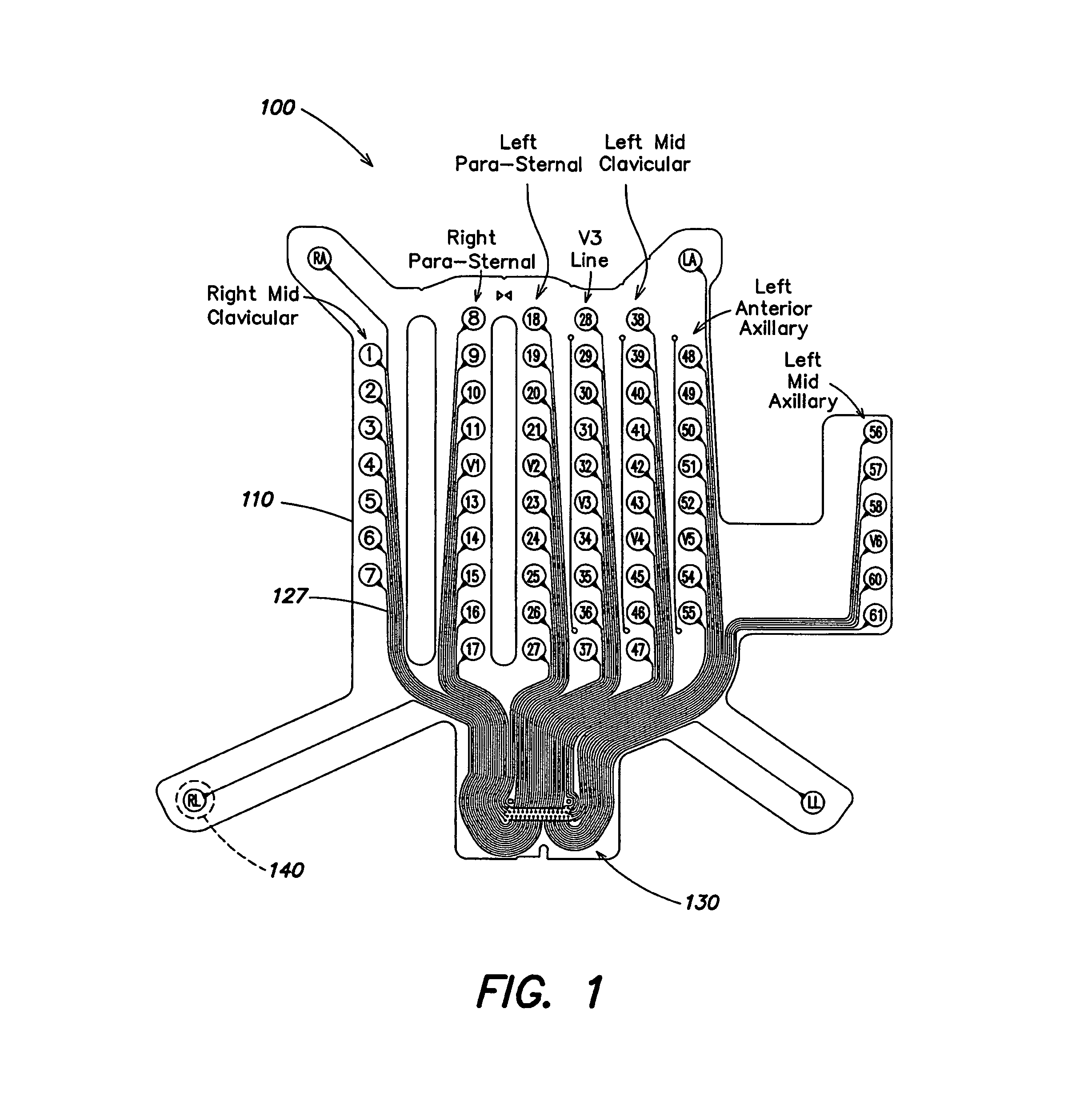 Electrode patch monitoring device