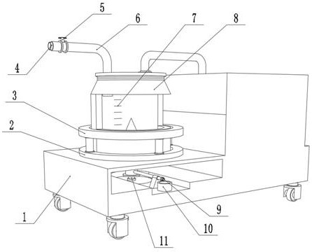 Efficient drainage device for clinical nursing