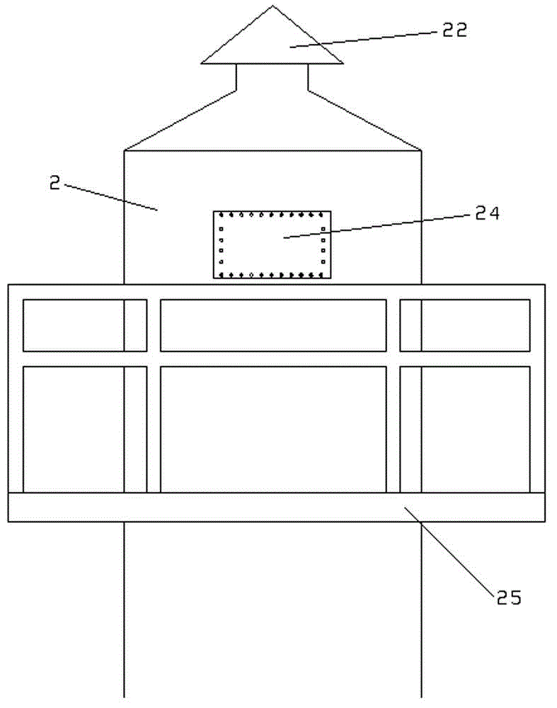 Tail gas continuous processing device utilizing alkaline activation to prepare activated carbon and tail gas continuous processing method thereof