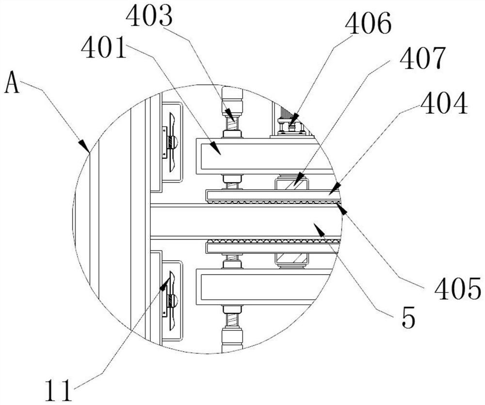 A stress-relieving high-speed rail car group manufacturing body leveling device