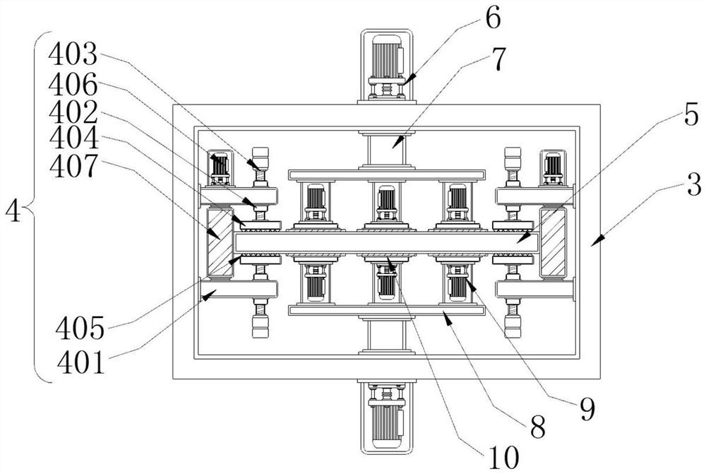 A stress-relieving high-speed rail car group manufacturing body leveling device