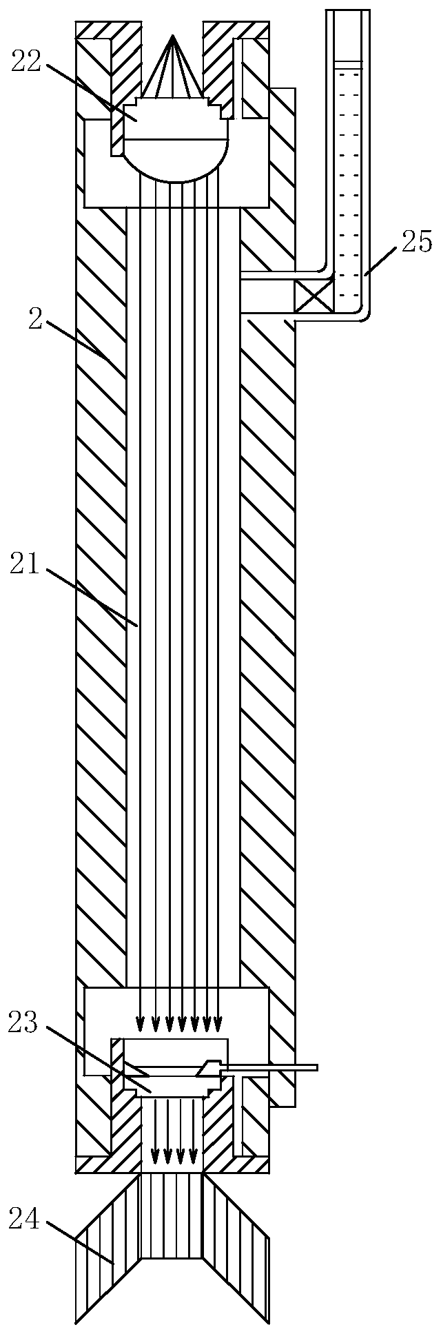 Direct-injection printing process adopting water-based UV cured ink