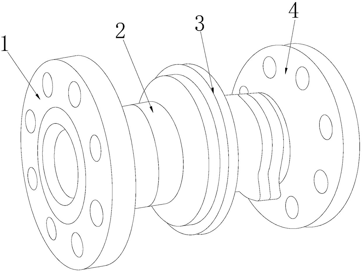 Pull-apart protection device for conveying of hanging basket of building engineering equipment