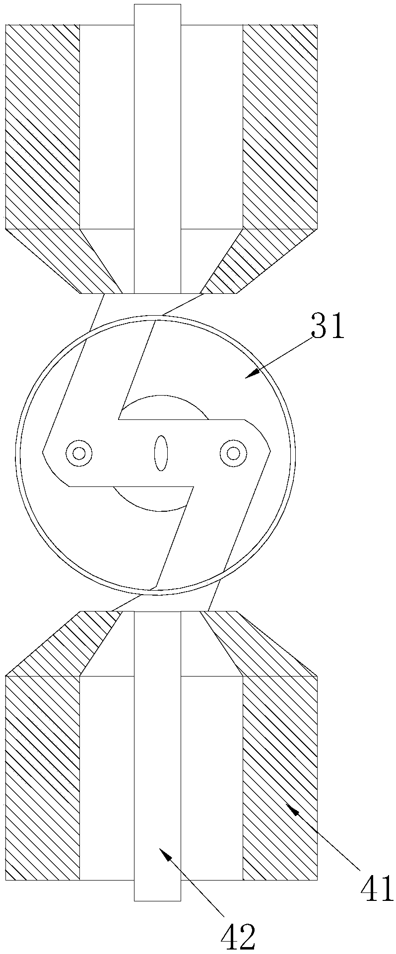 Pull-apart protection device for conveying of hanging basket of building engineering equipment