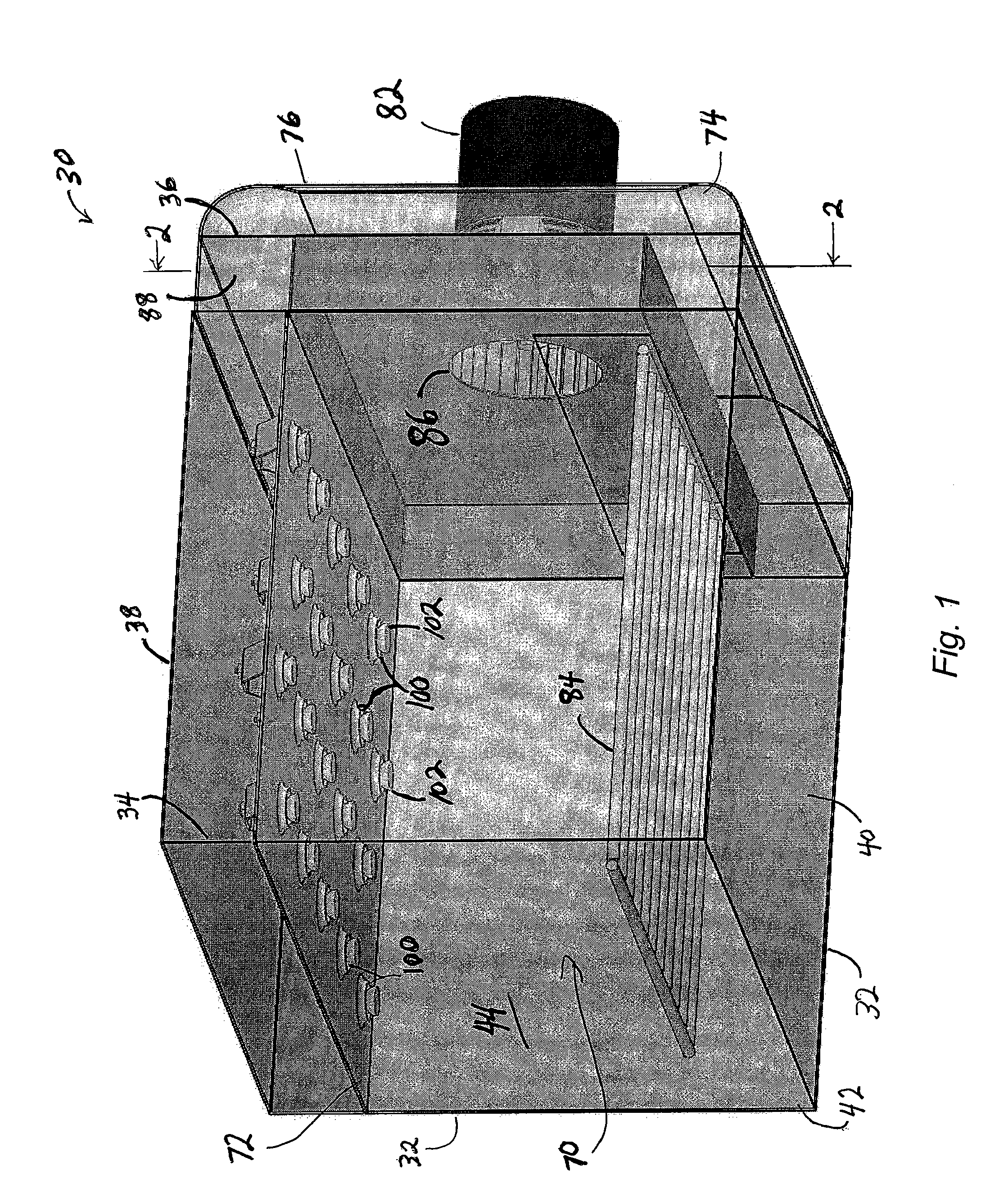 Radial jet air impingement nozzle, oven and method