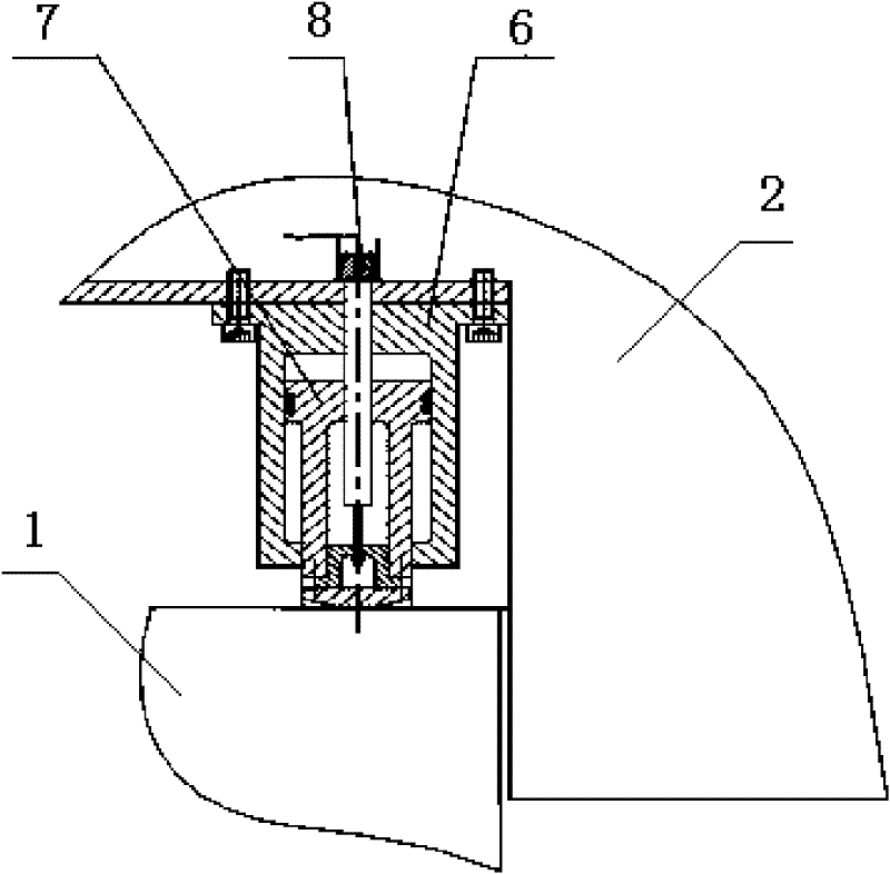 Method for automatically detecting and controlling segment roll gap by adopting balancing oil cylinder