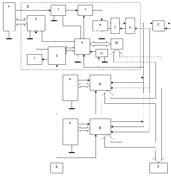 Boost grouping method of storage battery module and boost grouping controller of storage battery module