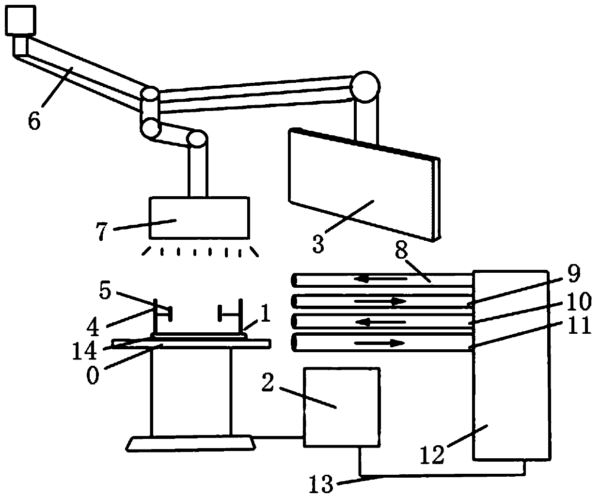 Assisted teaching device for cardiac interventional operation