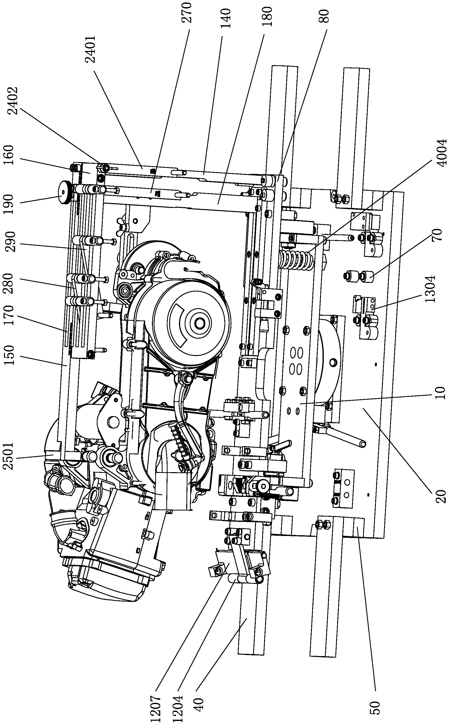 Multifunctional engine assembling table