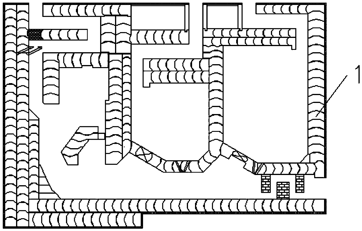 Full assembly type superconductive proton system radiation shield concrete envelop system