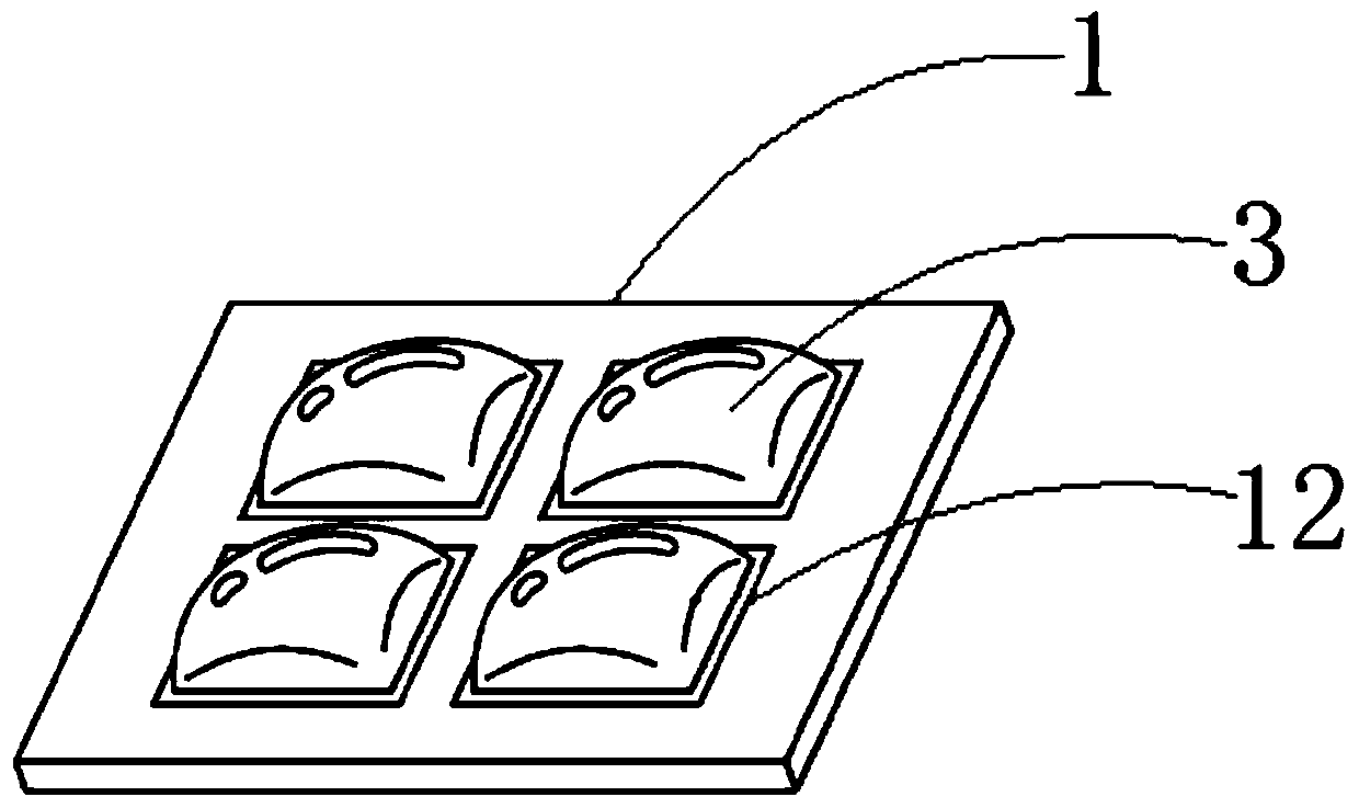 Imitation ceramic tile sticker and preparation method thereof