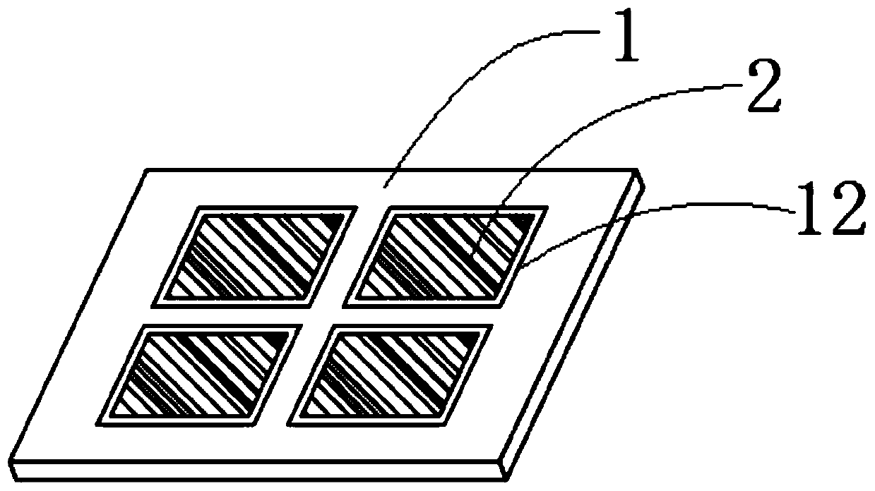 Imitation ceramic tile sticker and preparation method thereof