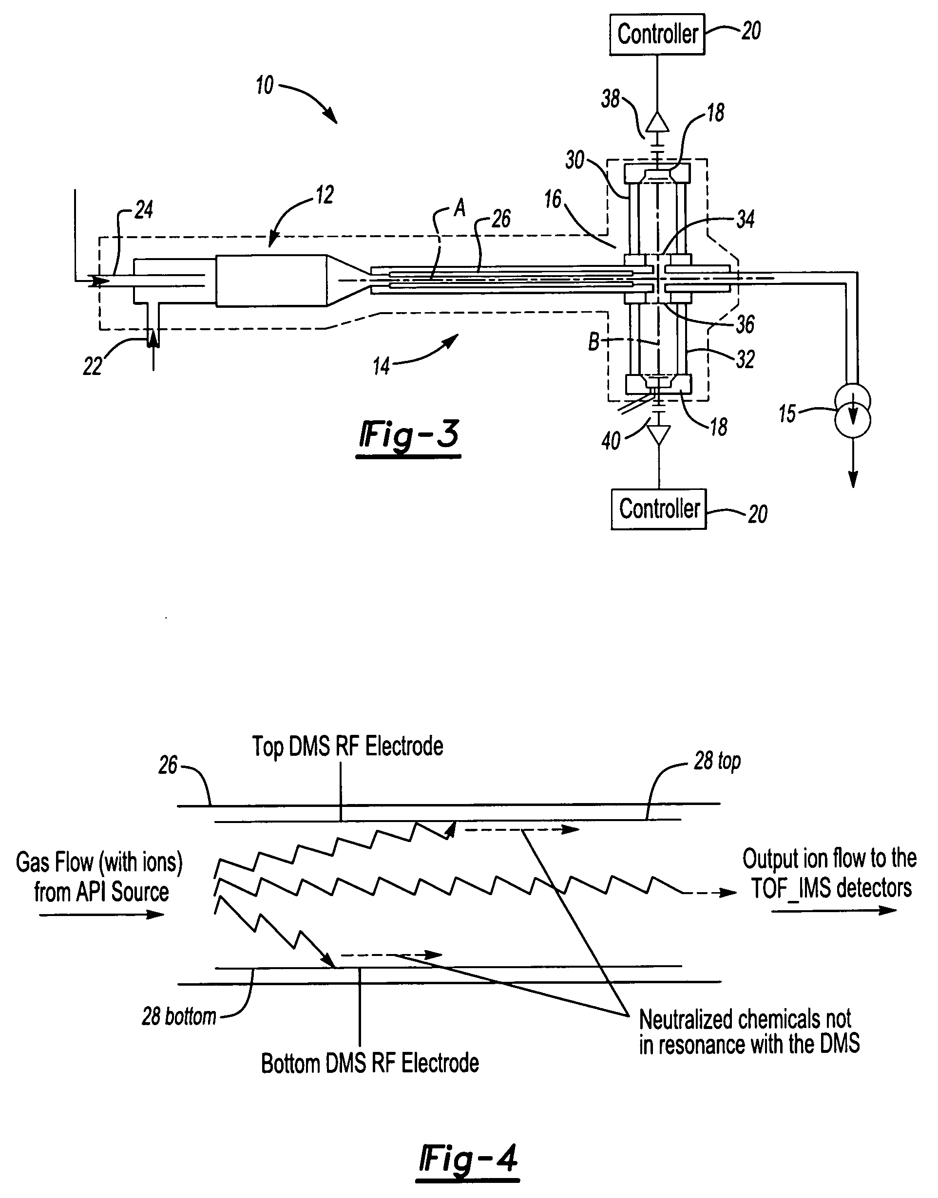 Tandem differential mobility ion mobility spectrometer for chemical vapor detection