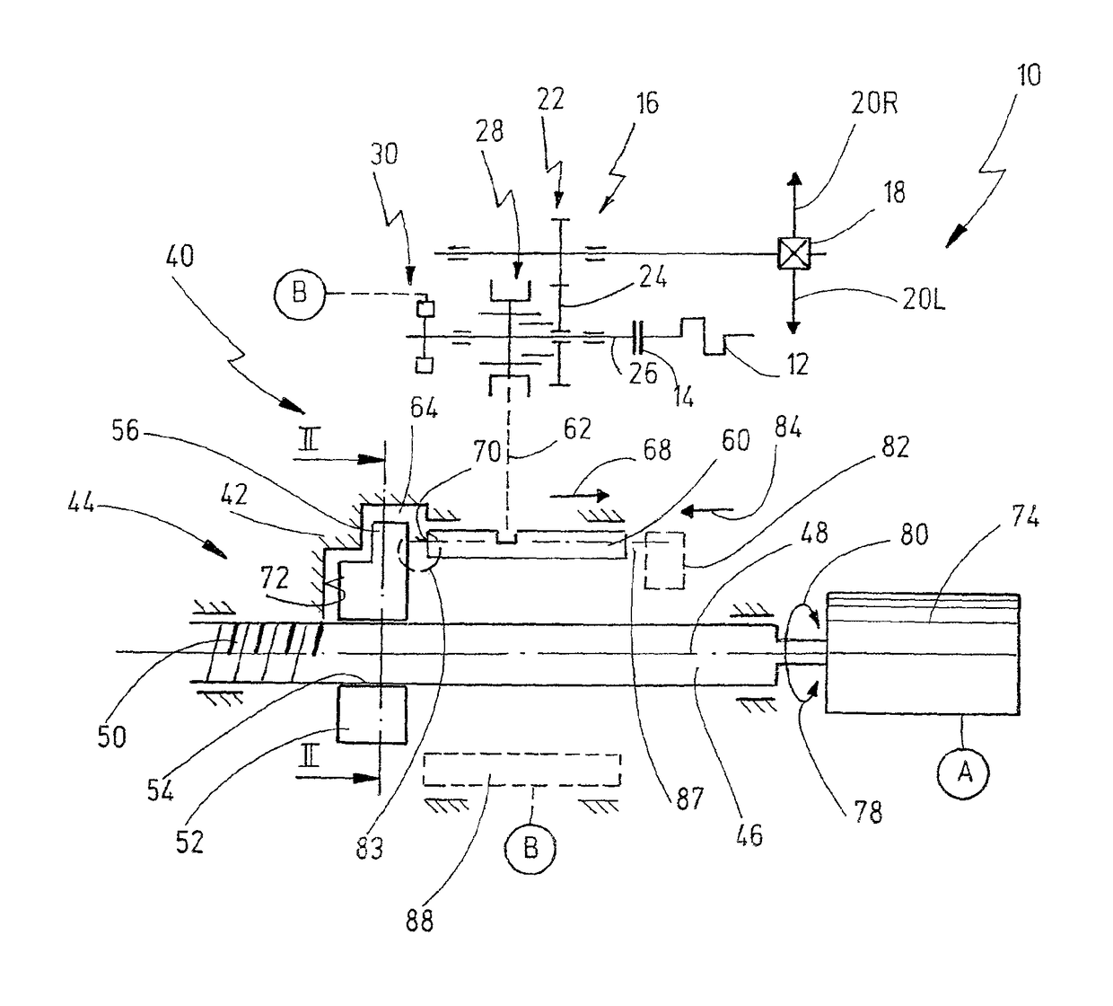 Shift arrangement for a motor vehicle transmission and method for actuating said shift arrangement