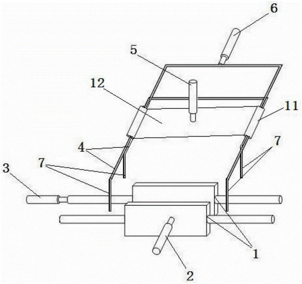 A rubbing bag mouth opening device for automatic packaging of bagged food