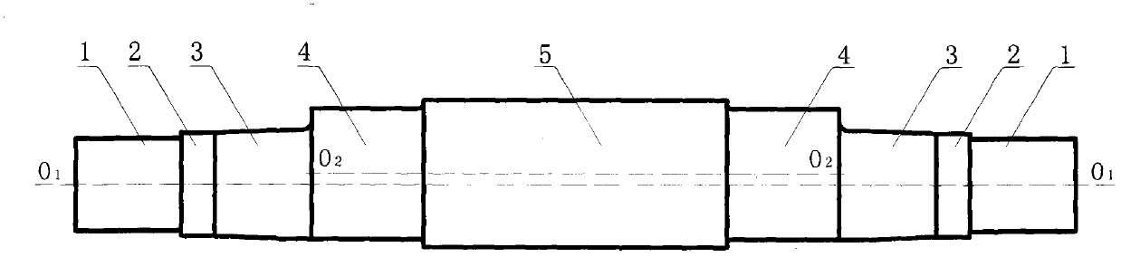 Cylinder type self-balancing eccentric shaft