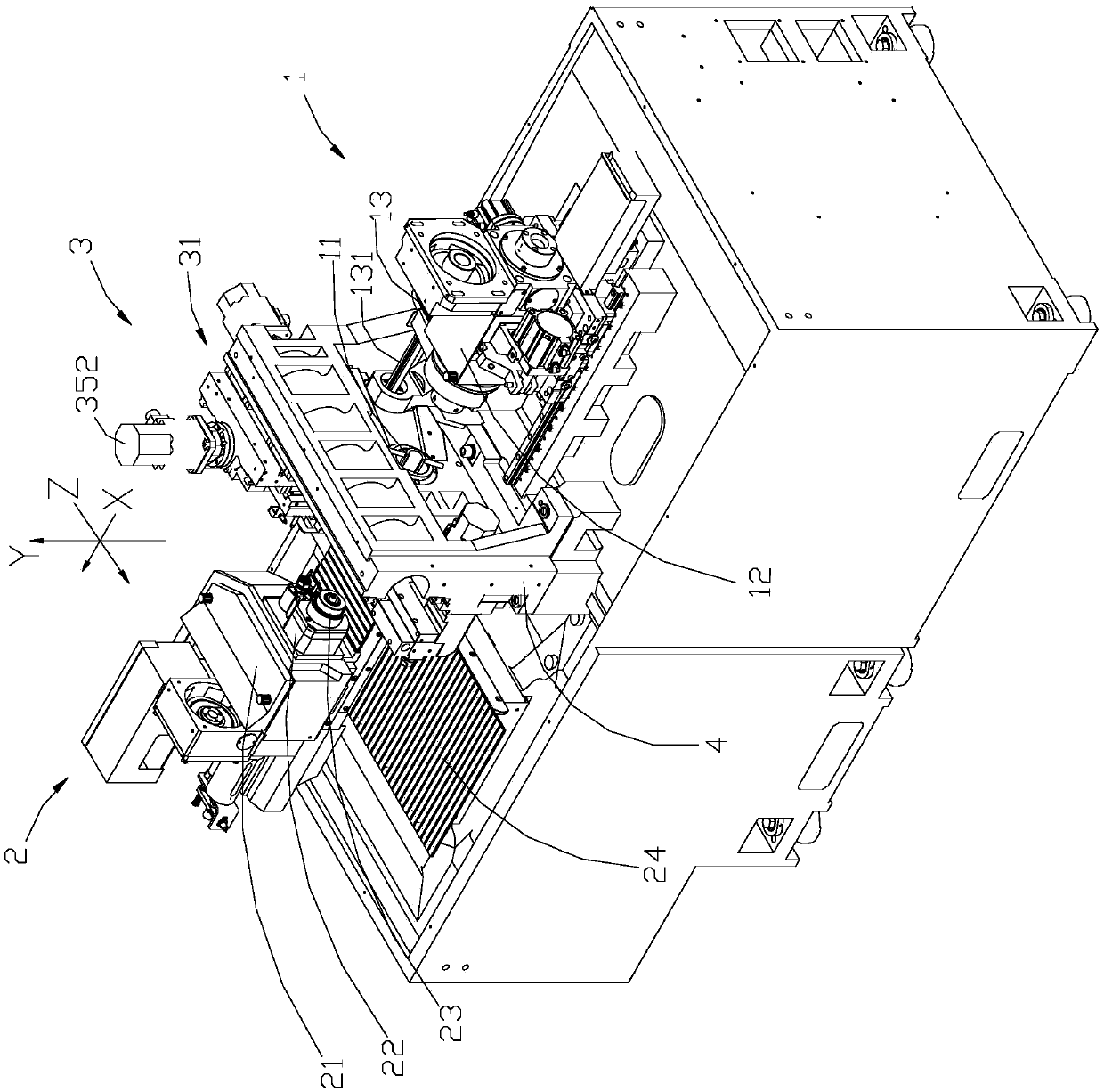 Dice machining centering machine and machining technology thereof