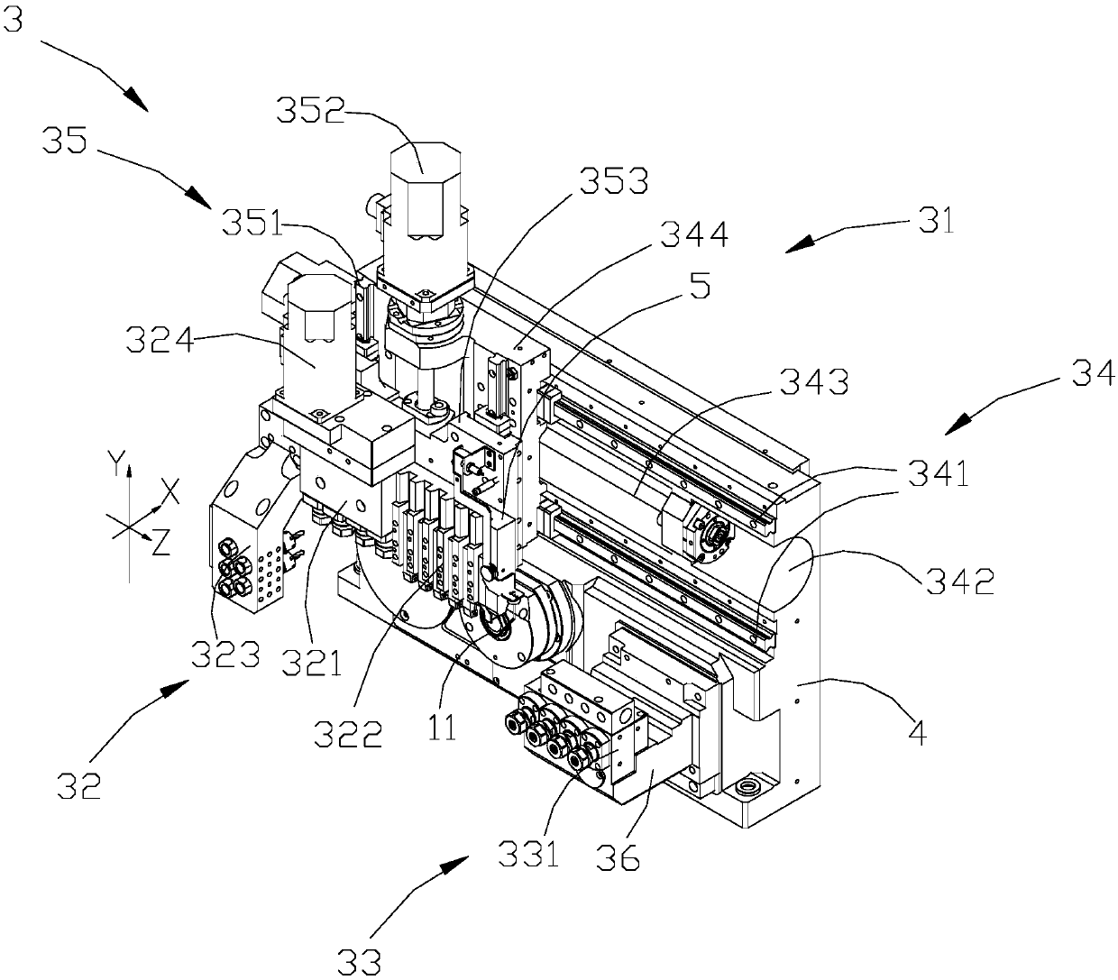 Dice machining centering machine and machining technology thereof