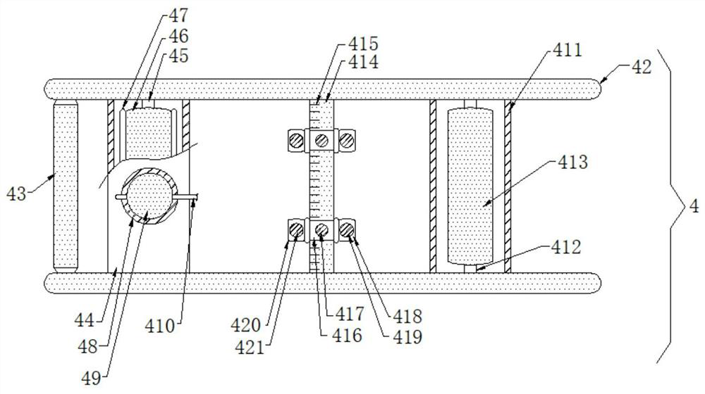 Shearing equipment with wrinkle removing function for non-woven fabric processing and method