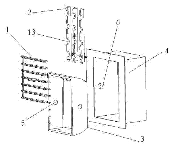 Rotary car air conditioner air outlet device