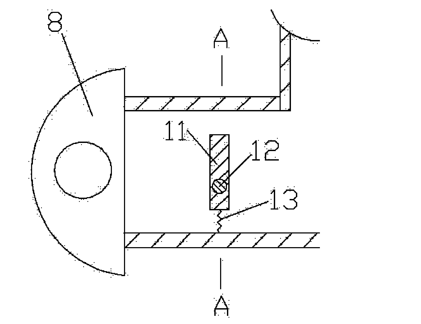 Turbocharging system with adjustable exhaust pipe outlet area