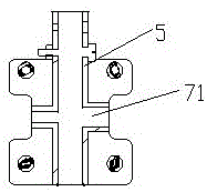 Mounting bracket of LED display screens and hoisting structure