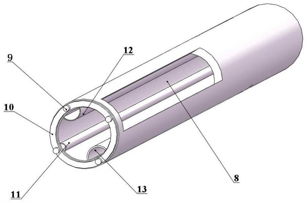 Sound wave method testing method for tunnel surrounding rock loosening circle