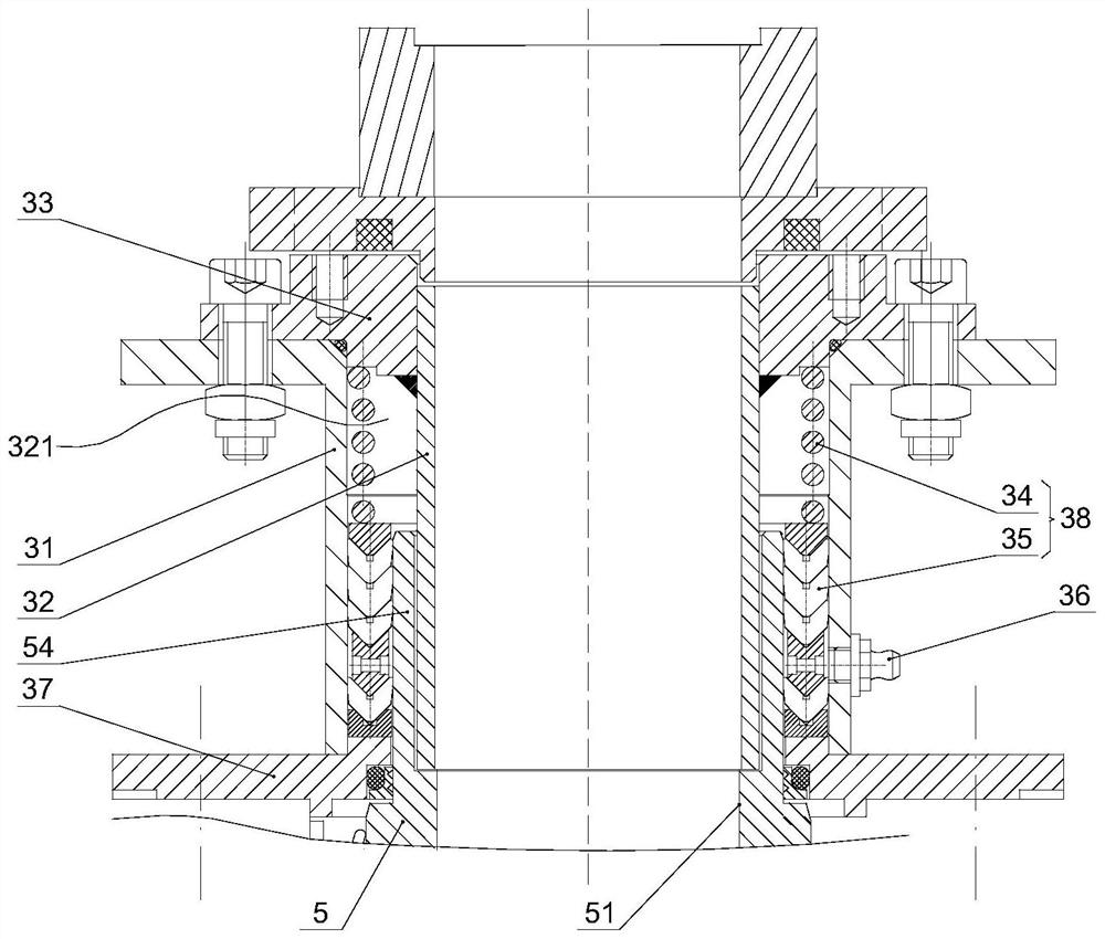 Drill rod power head device, circulating device and drilling machine