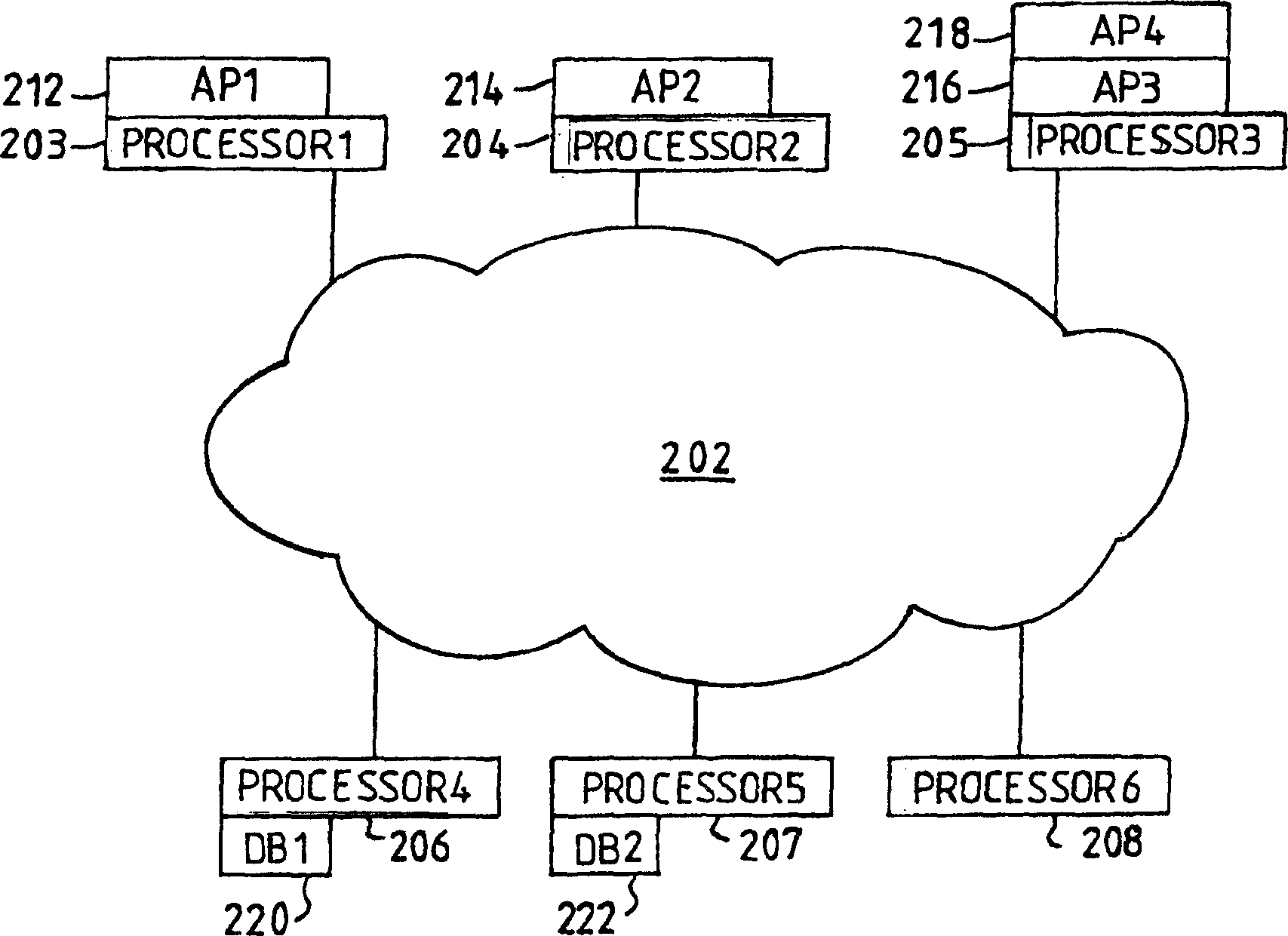 Method and system for incorporating legacy applications into a distributed data processing environment