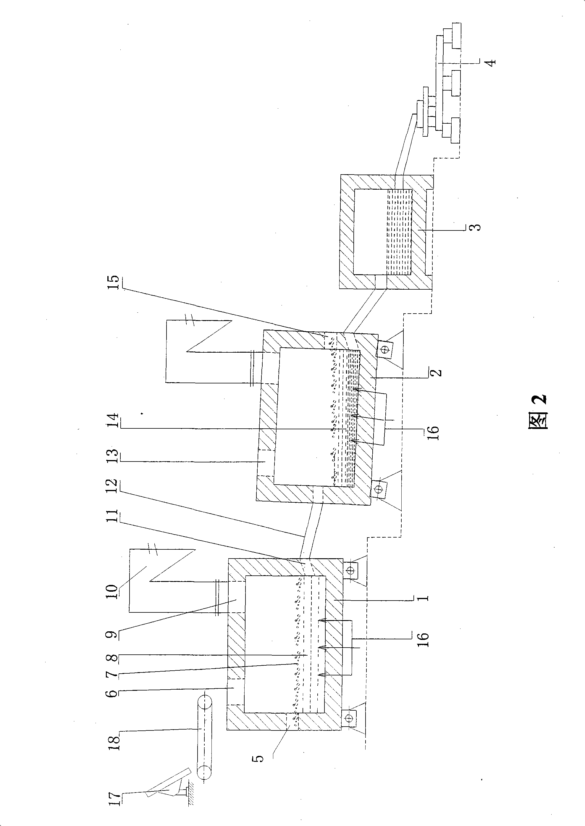 Converting process of bottom blowing converting furnace continuous copper smelting