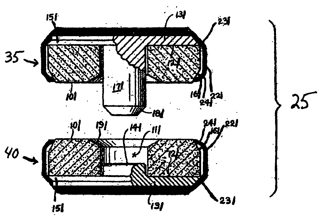 Headgear and chin strap with magnetic fastener